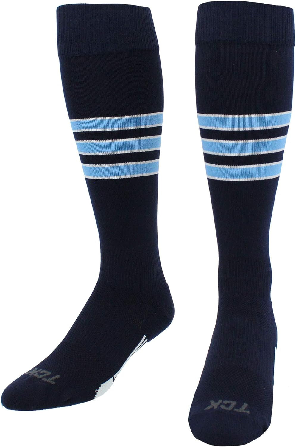 Baseball & Softball Socks | USA Made Dugout Series Striped | over the Calf | Sizing for Youth Boys, Girls, Men, & Women'S
